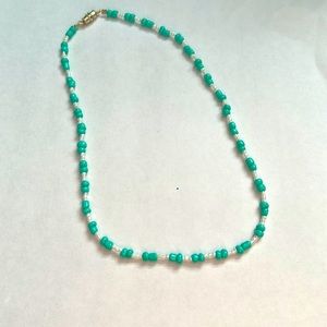 I made this handcrafted, stylish, cheap, unisex, beaded necklace.